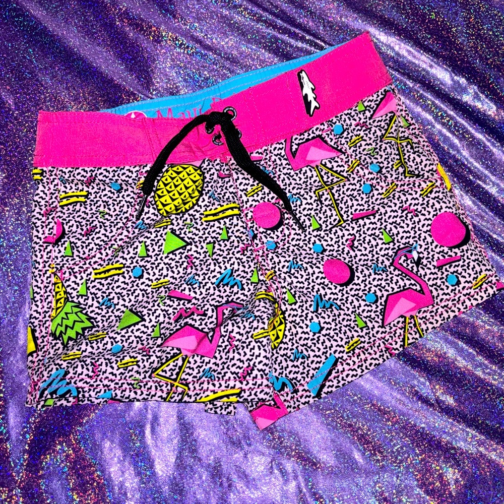 Girls Maui Princess Swim Shorts